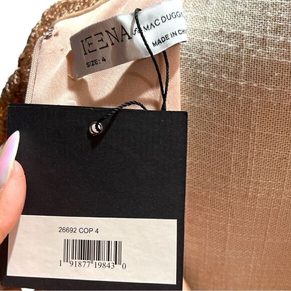 NWT Mac Duggal Copper Sequin Juliet Sleeve Trumpet Gown Size 4 $398 - Picture 6 of 9